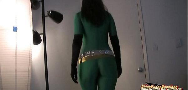  Heroine green spandex